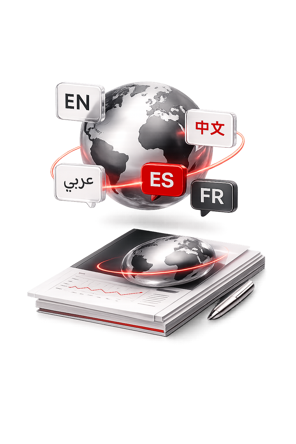 Multilingual marketing materials